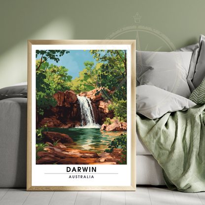 Affiche Darwin | Impression Australie | Affiche Australie