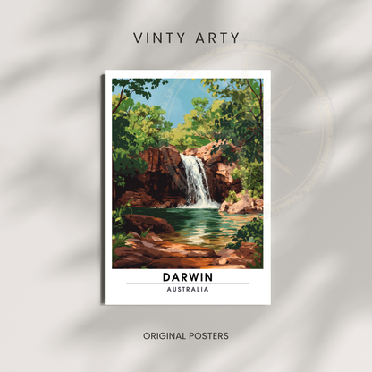 Affiche Darwin | Impression Australie | Affiche Australie