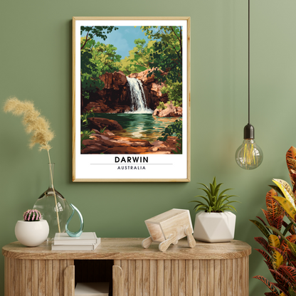 Affiche Darwin | Impression Australie | Affiche Australie