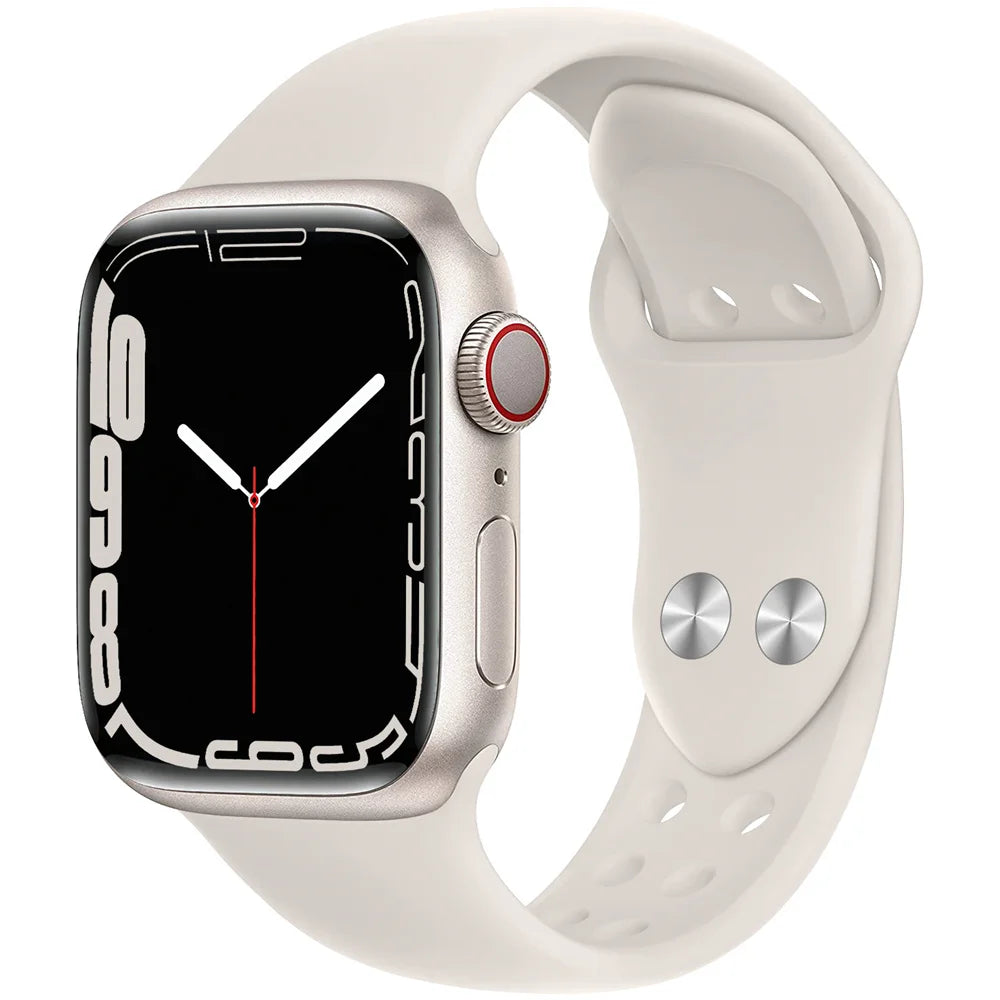 Starlight Series Band For Apple Watch Strap 45mm 41mm 40mm 49mm 44mm 38 Silicone Braided Nylon Bracelet iWatch SE 6 7 8 9 ultra2