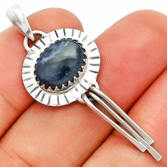 Natural Sodalite Pendant P-1481 SDP148612
