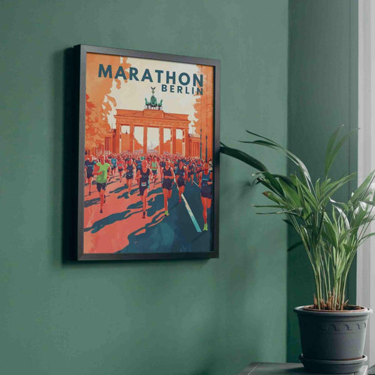 Affiche Marathon de Berlin | Impression Marathon | Affiche Berlin