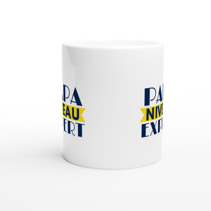 Mug en céramique - Papa niveau expert -  Cadeau fête des pères